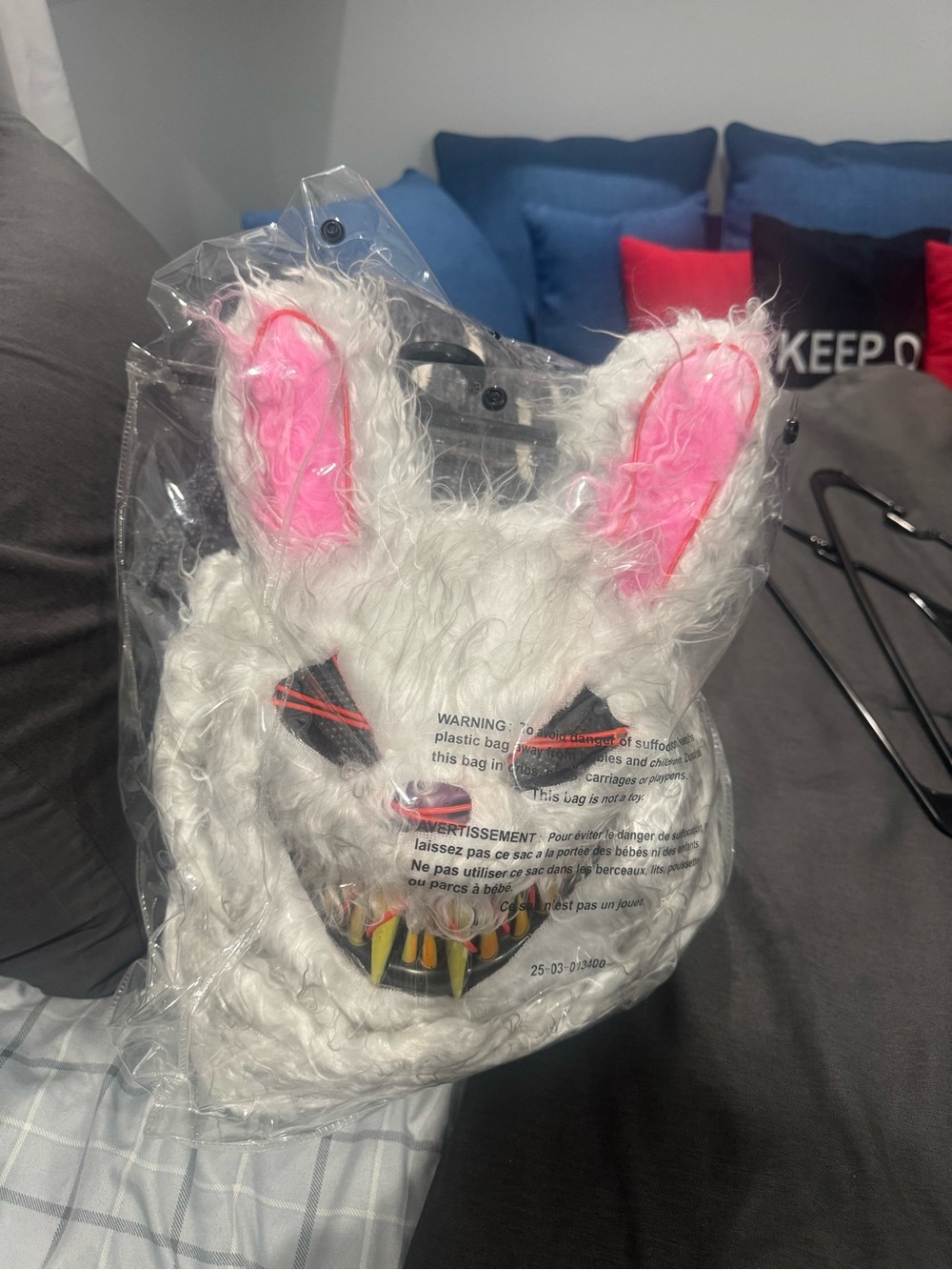 Scary  Bunny costume